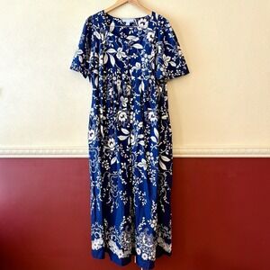 Only Necessities bib front lounger maxi house dress